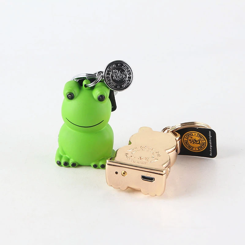 Cigarette accessories Frog shape pendant charging lighters USB windproof cigarette lighter
Cigarette accessories Frog shape pendant charging lighters USB windproof cigarette lighter