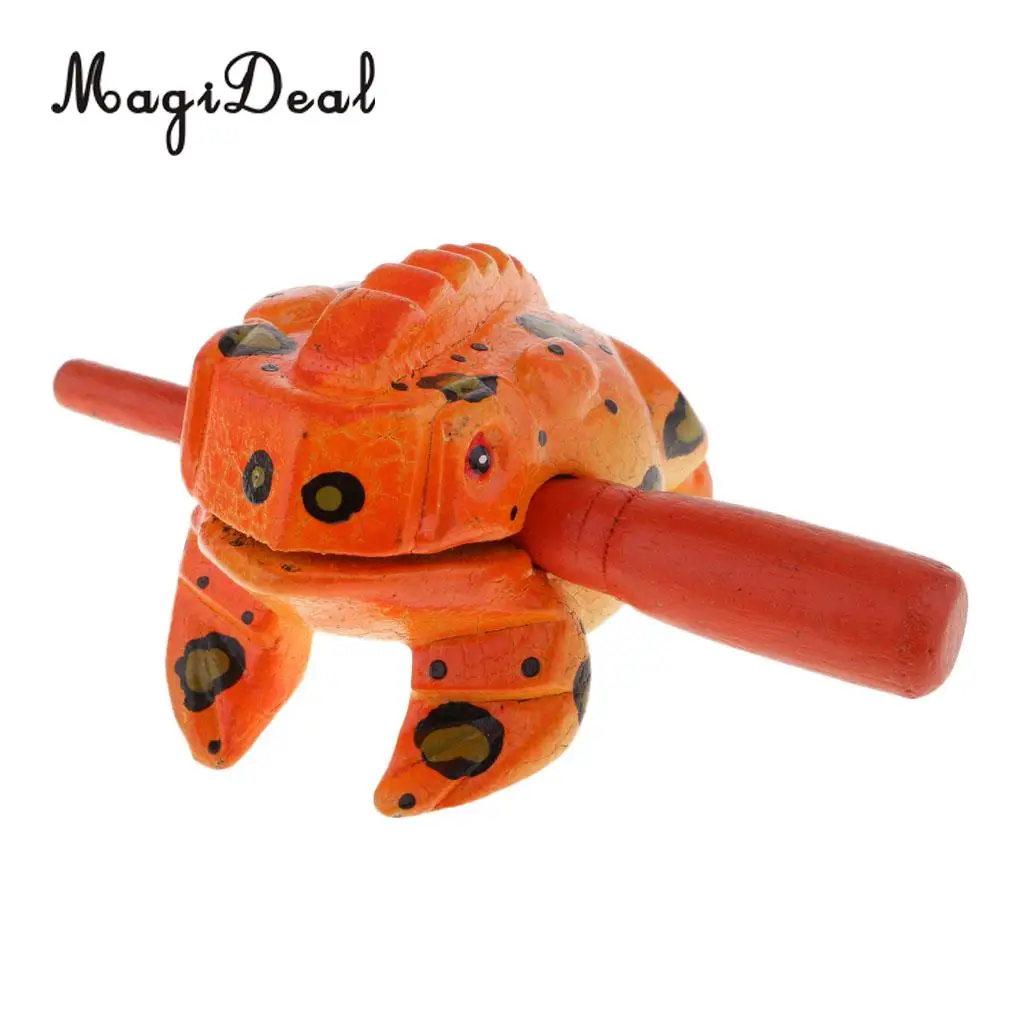 Ancient Siamese Wooden Croaking Frog Musical Instrument! Good Luck &Fortune!