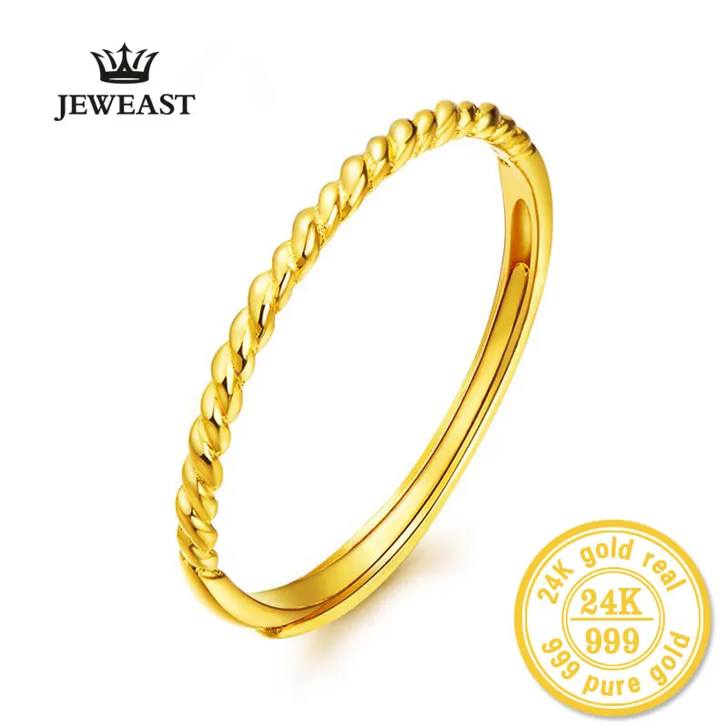JLZB 24k Pure Gold Rings 999 Solid Yellow Wedding Engagement Hot Selling Fine Jewelry Female Unique Upscale 2023 New Ring
JLZB 24k Pure Gold Rings 999 Solid Yellow Wedding Engagement Hot Selling Fine Jewelry Female Unique Upscale 2023 New Ring