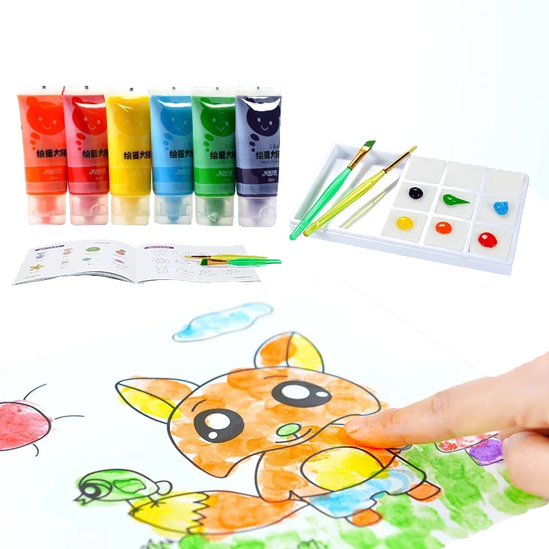 24pcs/set DIY Cartoon Finger Painting Craft Kids Craft Set Children Early Educational Toy Colorful Fingerpaint Drawing Toys Gift
24pcs/set DIY Cartoon Finger Painting Craft Kids Craft Set Children Early Educational Toy Colorful Fingerpaint Drawing Toys Gift