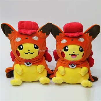 10'' 25cm 2 Styles Pikachu Cosplay Alola Vulpix Pikachu Plush Toy Soft Stuffed Vulpix Dolls
10'' 25cm 2 Styles Pikachu Cosplay Alola Vulpix Pikachu Plush Toy Soft Stuffed Vulpix Dolls