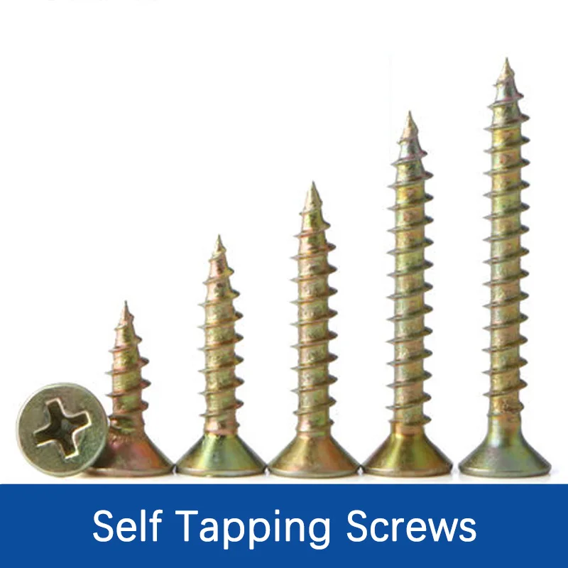 50 PCS Self-tapping screw plus hard cross countersunk head wood flat head iron phill screw fiber M3 M3.5 M4 M5
50 PCS Self-tapping screw plus hard cross countersunk head wood flat head iron phill screw fiber M3 M3.5 M4 M5