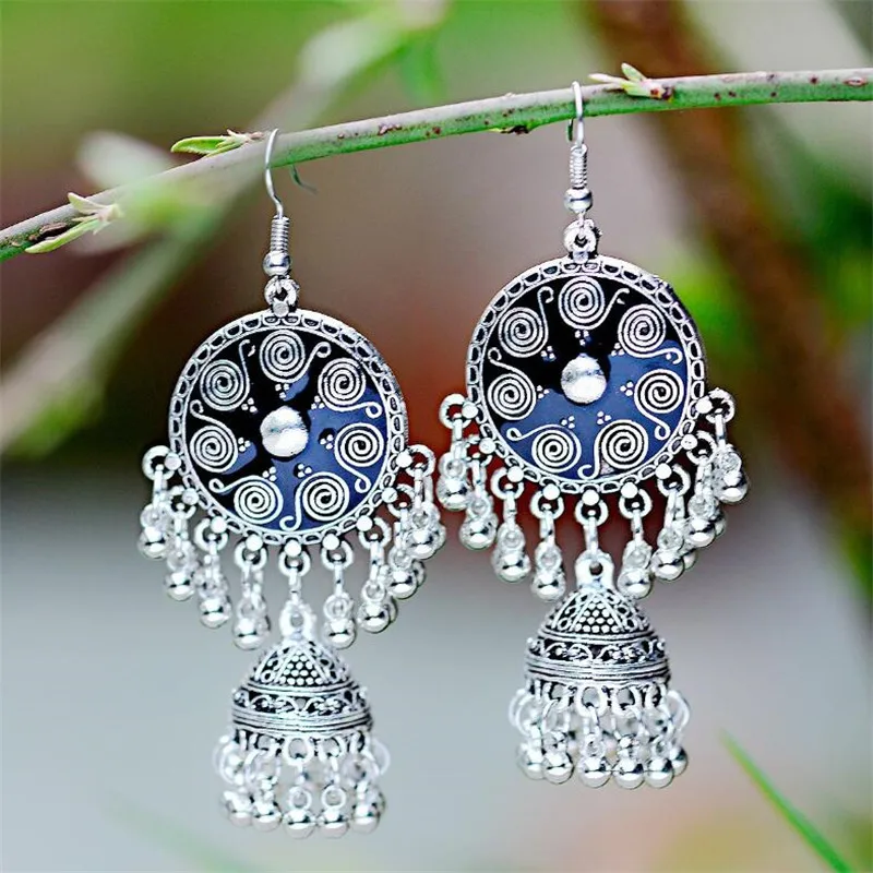 2019 Newest Ethnic Gypsy Indian Drop Earrings For Women Boho Jewelry Ladies Retro Enamel Round Charm Tassel Jhumka Earring Hot
2019 Newest Ethnic Gypsy Indian Drop Earrings For Women Boho Jewelry Ladies Retro Enamel Round Charm Tassel Jhumka Earring Hot