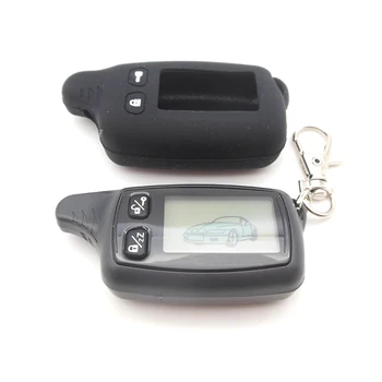 TW9030 LCD Remote Control Key Fob + Silicone Case Trinket for Russian TW 9030 two way car alarm system Tomahawk TW-9030 Keychain
TW9030 LCD Remote Control Key Fob + Silicone Case Trinket for Russian TW 9030 two way car alarm system Tomahawk TW-9030 Keychain