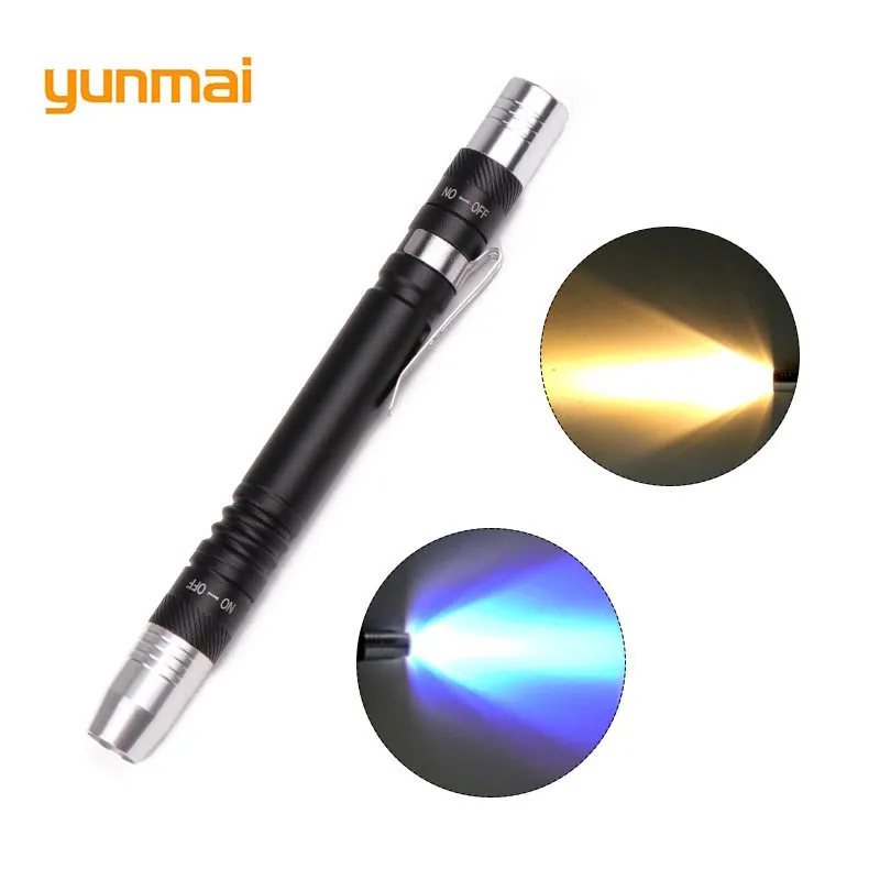 Pen Light Mini Portable Led Flashlight 2000 Lumens 1 Switch Mode Led Flashlight For The Dentist Xpe White Light Purple Light
Pen Light Mini Portable Led Flashlight 2000 Lumens 1 Switch Mode Led Flashlight For The Dentist Xpe White Light Purple Light