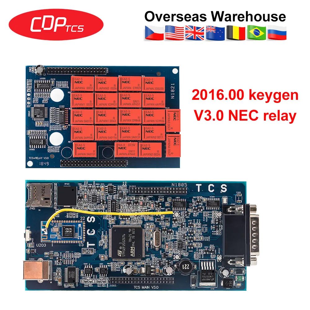 CDP TCS pro plus 2016.1/2015.03 keygen software NEC 5V relay obd2 auto scanner for cars trucks OBDII diagnostic tool
CDP TCS pro plus 2016.1/2015.03 keygen software NEC 5V relay obd2 auto scanner for cars trucks OBDII diagnostic tool