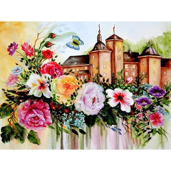 Cross Stitch Kit DIY Diamond Embroidery Flower house Full Square/round Diamond Painting Mosaic Home Decor
Cross Stitch Kit DIY Diamond Embroidery Flower house Full Square/round Diamond Painting Mosaic Home Decor