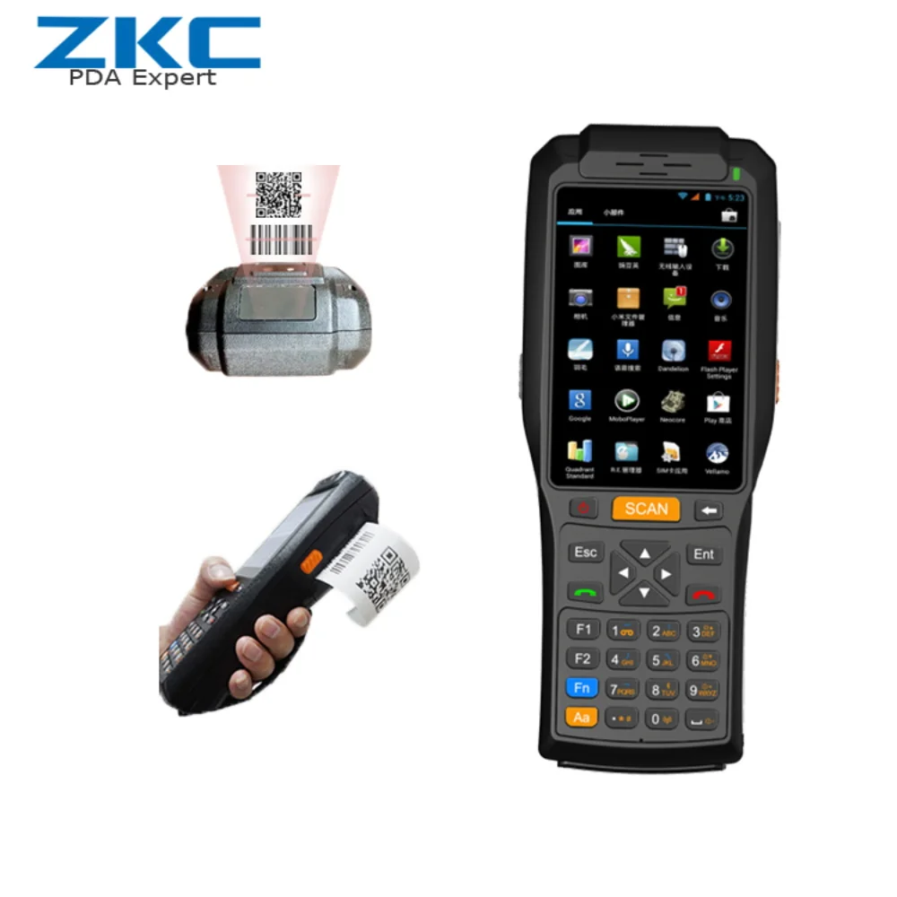 Qr code reader and printer handheld android 5.1 barcode scanner pda ZKC3506 | Компьютеры и офис