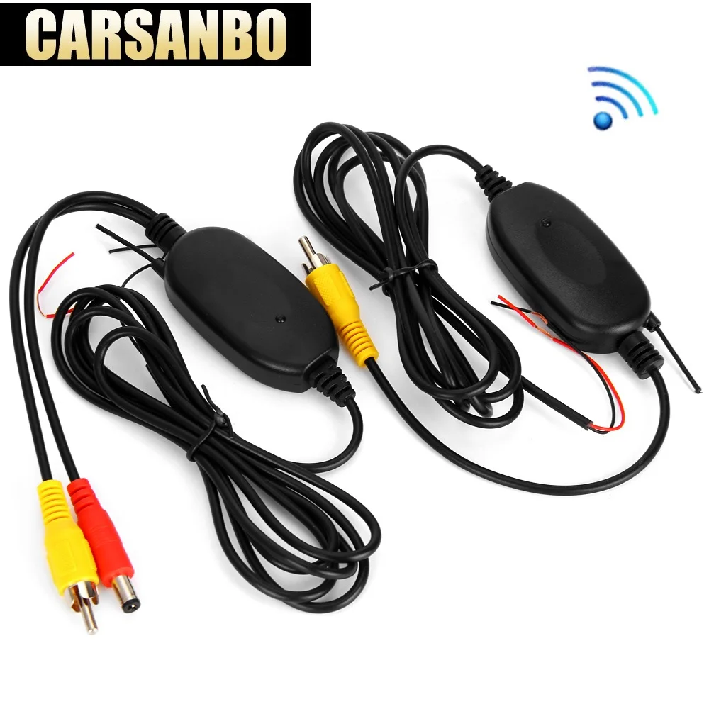 2.4 Ghz Wireless Rear View Camera RCA Video Transmitter & Receiver Kit for Car Rearview Monitor Reverse Backup Camera Cam
2.4 Ghz Wireless Rear View Camera RCA Video Transmitter & Receiver Kit for Car Rearview Monitor Reverse Backup Camera Cam