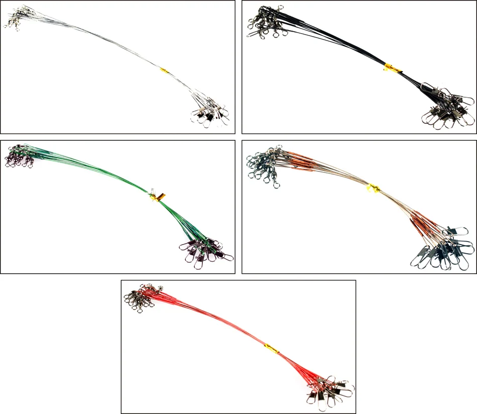 12Pcs Fishing Line 12CM/15CM/16CM/18CM Steel Fishing Lure Leader Wire Fishing Trace Wire Tool Set Fishing Wire Line Leash
12Pcs Fishing Line 12CM/15CM/16CM/18CM Steel Fishing Lure Leader Wire Fishing Trace Wire Tool Set Fishing Wire Line Leash