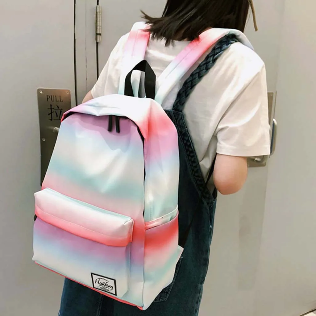 Women Gradient Backpack Fashion Bag Large Capacity Computer Bag School Backpacks Teen Big Ladies Capacity Bag Rose Pack
Women Gradient Backpack Fashion Bag Large Capacity Computer Bag School Backpacks Teen Big Ladies Capacity Bag Rose Pack