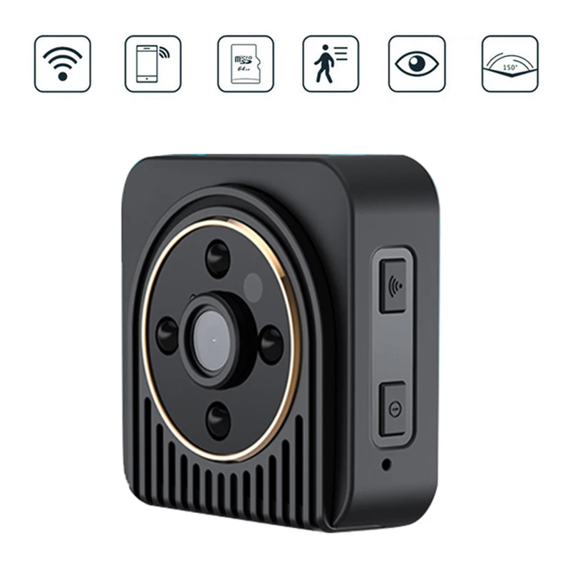 HD 720P H5 Mini Camera Wifi DV Camera P2P AP IP Connect Night Vision Motion Sensor Micro Alarm Recording Digital Video Camcorder
HD 720P H5 Mini Camera Wifi DV Camera P2P AP IP Connect Night Vision Motion Sensor Micro Alarm Recording Digital Video Camcorder