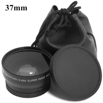0.45x 37mm 37 mm Black Fisheye Lens Wide Angle Lens 0.45X + Front Rear Cap With Macro For Sony Nex For Canon Nikon 1pcs
0.45x 37mm 37 mm Black Fisheye Lens Wide Angle Lens 0.45X + Front Rear Cap With Macro For Sony Nex For Canon Nikon 1pcs