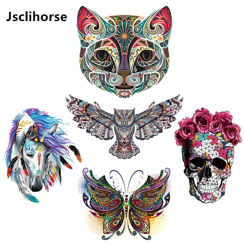 5pcs/lot Hot Clothing stickers Cat ,Skull ,butterfly iron on patches Diy T-shirt Dresses thermal transfer Patch for clothing
5pcs/lot Hot Clothing stickers Cat ,Skull ,butterfly iron on patches Diy T-shirt Dresses thermal transfer Patch for clothing