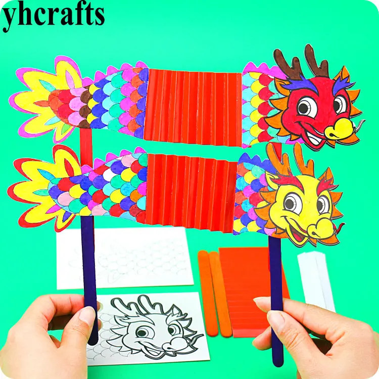 6PCS/LOT,DIY Chinese dragon craft kits.Pop stick art.Early educational toys.Craft material.Kindergarten crafts.Spring festival
6PCS/LOT,DIY Chinese dragon craft kits.Pop stick art.Early educational toys.Craft material.Kindergarten crafts.Spring festival