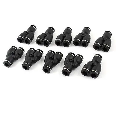 10pcs Air Pneumatic Y Shaped Push in Pipe Connectors Quick Fittings PY4mm/6mm/8mm/10mm/12mm
10pcs Air Pneumatic Y Shaped Push in Pipe Connectors Quick Fittings PY4mm/6mm/8mm/10mm/12mm