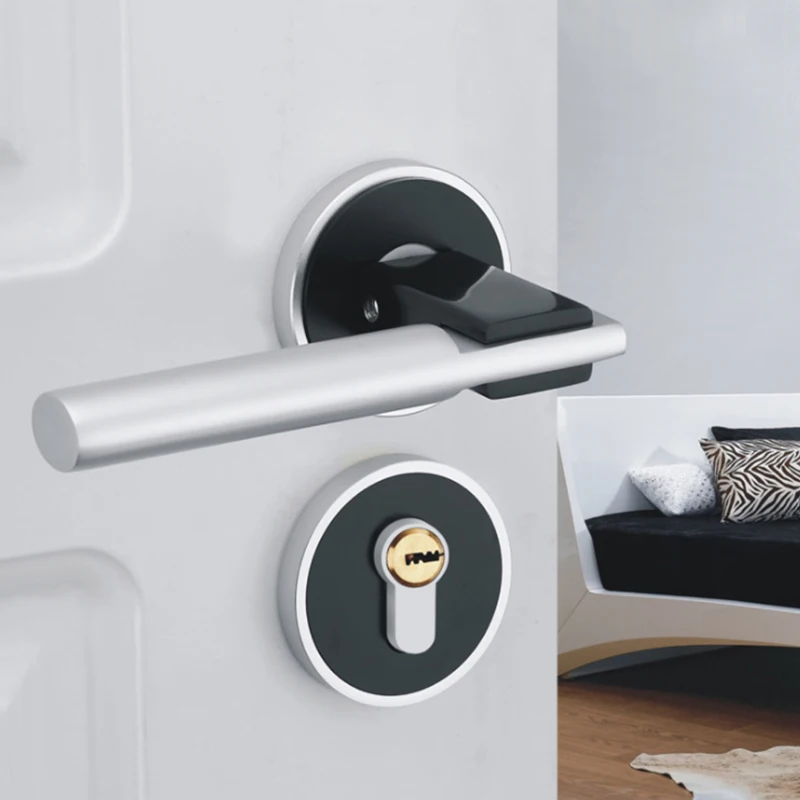 Space Aluminum Door Handle with Lock Cylinder Front Back Lever Latch Polished Home Security + Keys Simple Interior Accessories
Space Aluminum Door Handle with Lock Cylinder Front Back Lever Latch Polished Home Security + Keys Simple Interior Accessories