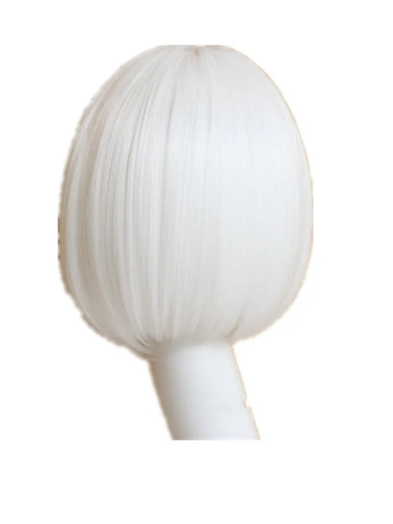 White Wig Fei-Show Synthetic Heat Resistant Short Wavy Hair Peruca Pelucas Costume Cartoon Role Cos-play Salon Party Hairpiece
White Wig Fei-Show Synthetic Heat Resistant Short Wavy Hair Peruca Pelucas Costume Cartoon Role Cos-play Salon Party Hairpiece