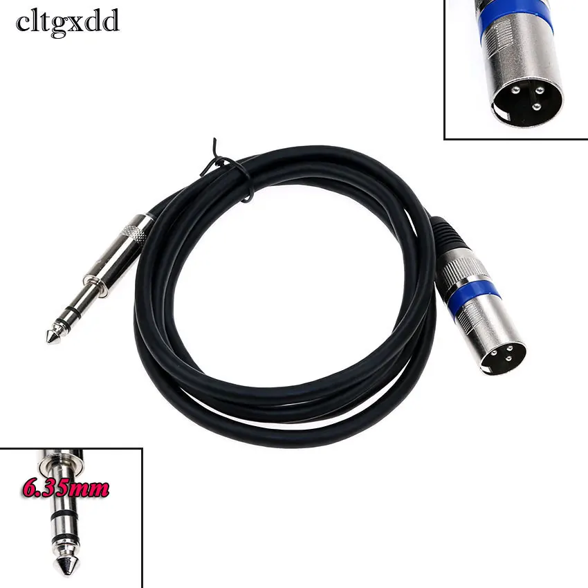 cltgxdd 6.35mm Male to XLR Male Canon Adapter Line For microphone cable XLR 3Pin Plug Mic Cable Cord
cltgxdd 6.35mm Male to XLR Male Canon Adapter Line For microphone cable XLR 3Pin Plug Mic Cable Cord