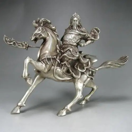 decoration bronze factory outlets Tibet Silver Chinese folk handmade Miao silver - equestrian statue of Guan Gong
decoration bronze factory outlets Tibet Silver Chinese folk handmade Miao silver - equestrian statue of Guan Gong
