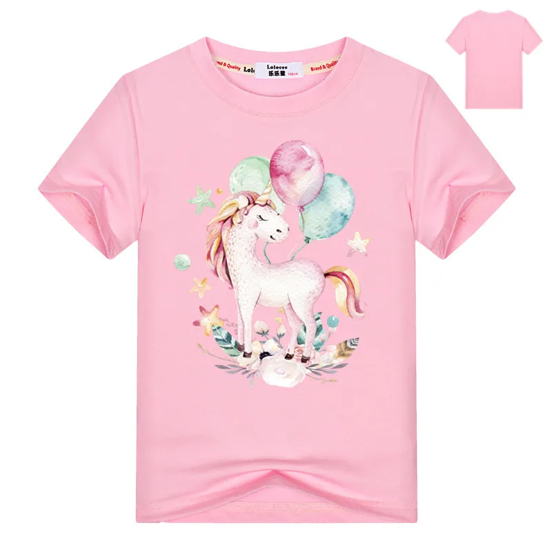 8 Colors Girls Cartoon Horse Short Sleeve T-Shirts For Boys Girls Tops Kids Unicorn T shirts Teenage Tee 3-14years
8 Colors Girls Cartoon Horse Short Sleeve T-Shirts For Boys Girls Tops Kids Unicorn T shirts Teenage Tee 3-14years