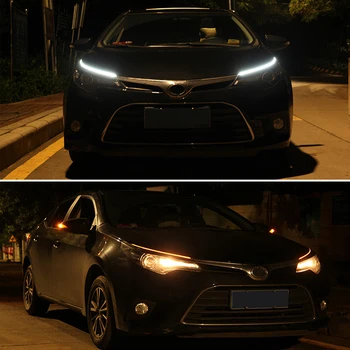 2pcs 60cm Car Flexible Strip LED Amber Sequential Flasher Flowing Switchback Turn Signal Light Angel Eye DRL Lamp Headlights
2pcs 60cm Car Flexible Strip LED Amber Sequential Flasher Flowing Switchback Turn Signal Light Angel Eye DRL Lamp Headlights