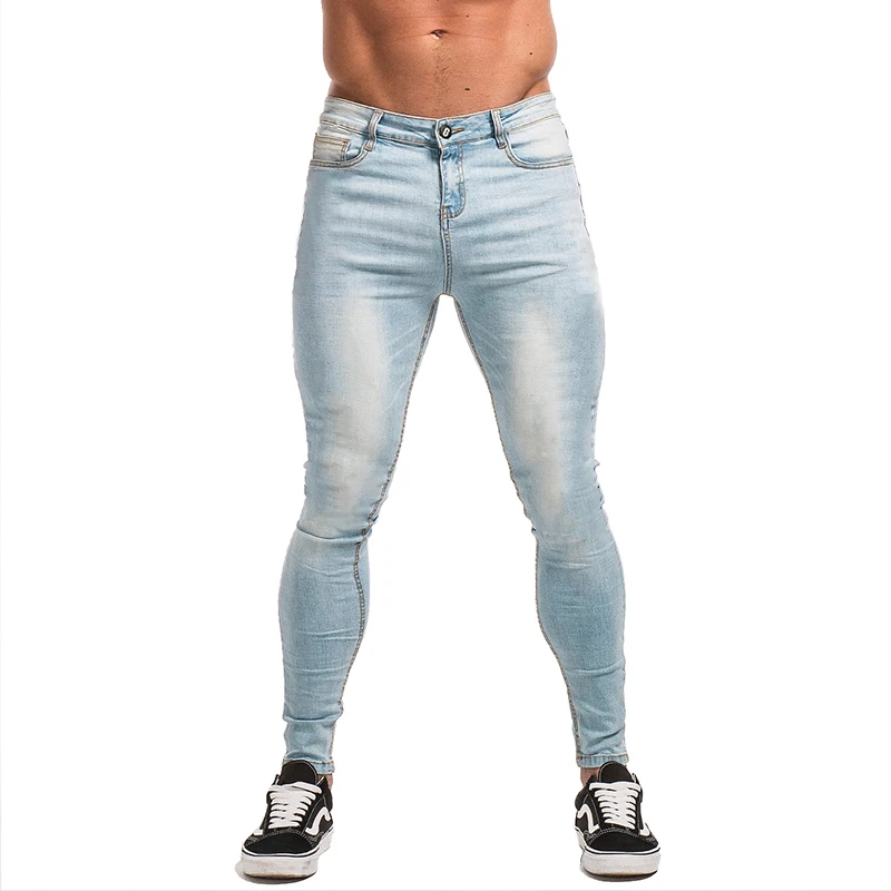 GINGTTO Skinny Jeans for Men Stretch Denim Jeans Slim Fit Tight Pants Brand Athletic Strong Leg Big Size Super Spray on zm32
GINGTTO Skinny Jeans for Men Stretch Denim Jeans Slim Fit Tight Pants Brand Athletic Strong Leg Big Size Super Spray on zm32