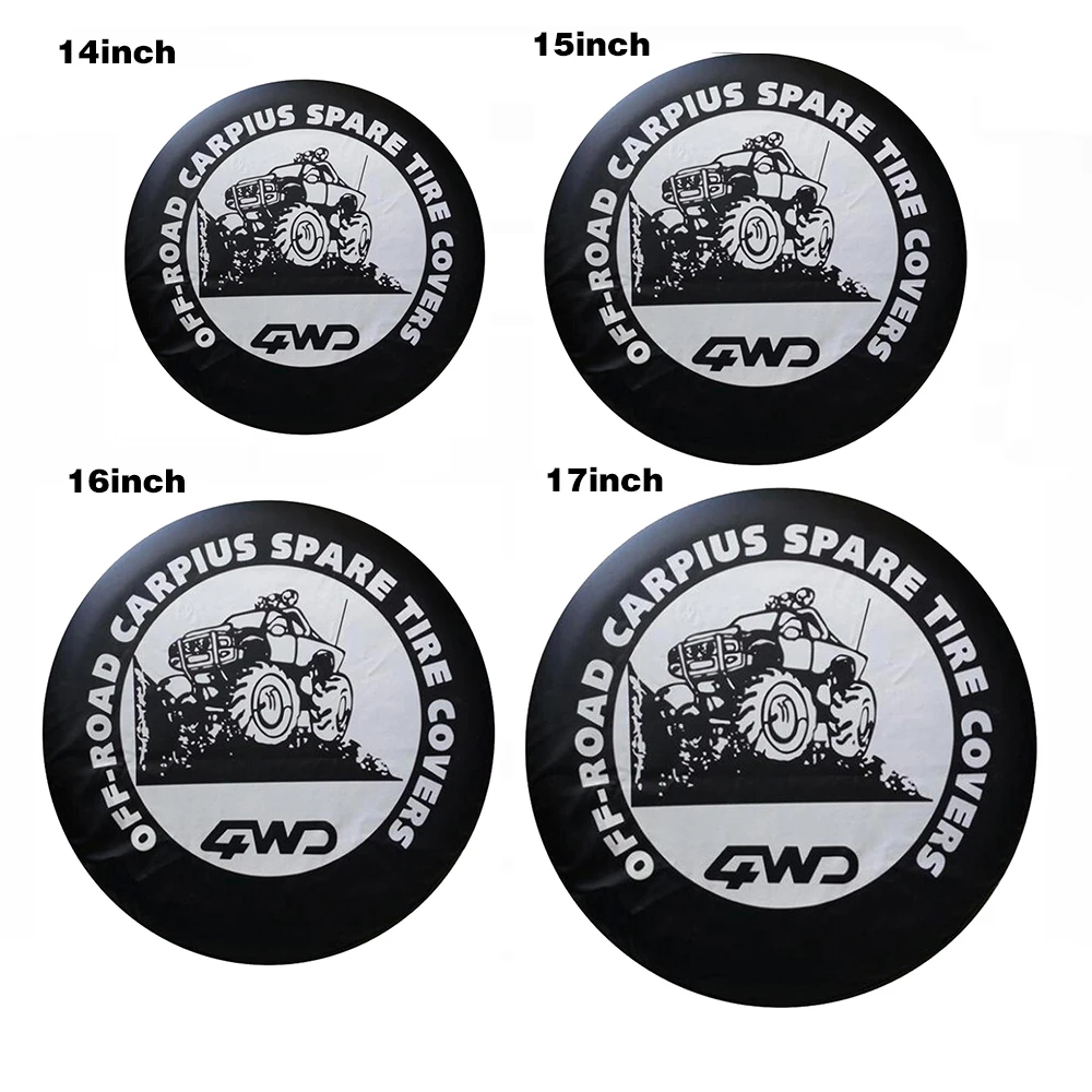 Universal PVC Car spare wheel cover spare tire cover for Jeep Mitsubish 14 15 16 17 inch black Car Accessories
Universal PVC Car spare wheel cover spare tire cover for Jeep Mitsubish 14 15 16 17 inch black Car Accessories