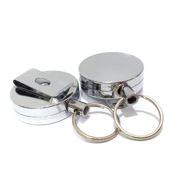 New Fashion Metal Retractable Badge Reel Pull Key Holder Ring ID Card Badge Holder with Stainless Steel Rope 10pcs/lot
New Fashion Metal Retractable Badge Reel Pull Key Holder Ring ID Card Badge Holder with Stainless Steel Rope 10pcs/lot