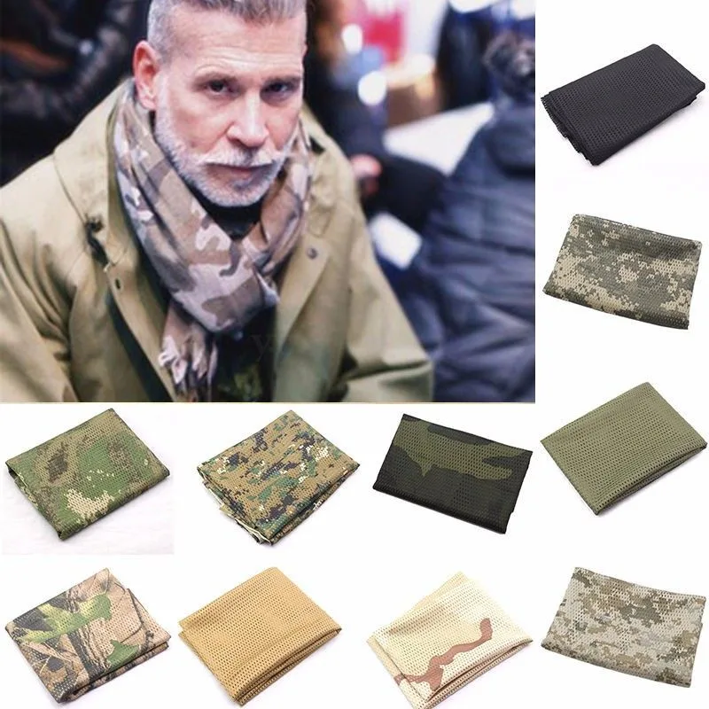 Hunting Tactical Military Camo Mesh Neck Scarf Scrim Net Sniper Face Veil Mask Shawl Scarves Scarf Wrap Outdoor Airsoft Shooting
Hunting Tactical Military Camo Mesh Neck Scarf Scrim Net Sniper Face Veil Mask Shawl Scarves Scarf Wrap Outdoor Airsoft Shooting