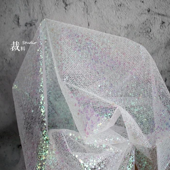 designer Small fragments laser sequins background garment mesh fabrics for patchwork kumas telas por metros
designer Small fragments laser sequins background garment mesh fabrics for patchwork kumas telas por metros