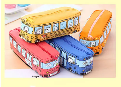 Cartoon Pen Pencil Case Bag Box Bus Canvas Storage Large Zipper School Stationery Cosmetic Makeup Pouch Zipper Bag
Cartoon Pen Pencil Case Bag Box Bus Canvas Storage Large Zipper School Stationery Cosmetic Makeup Pouch Zipper Bag