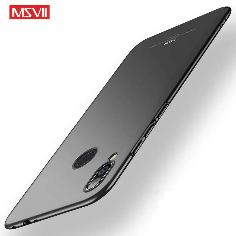 Xiaomi Redmi Note 7 case MSVII Ultra-thin Matte PC Hard phone Cases For xiaomi pro Cover global version Note7 | Мобильные телефоны