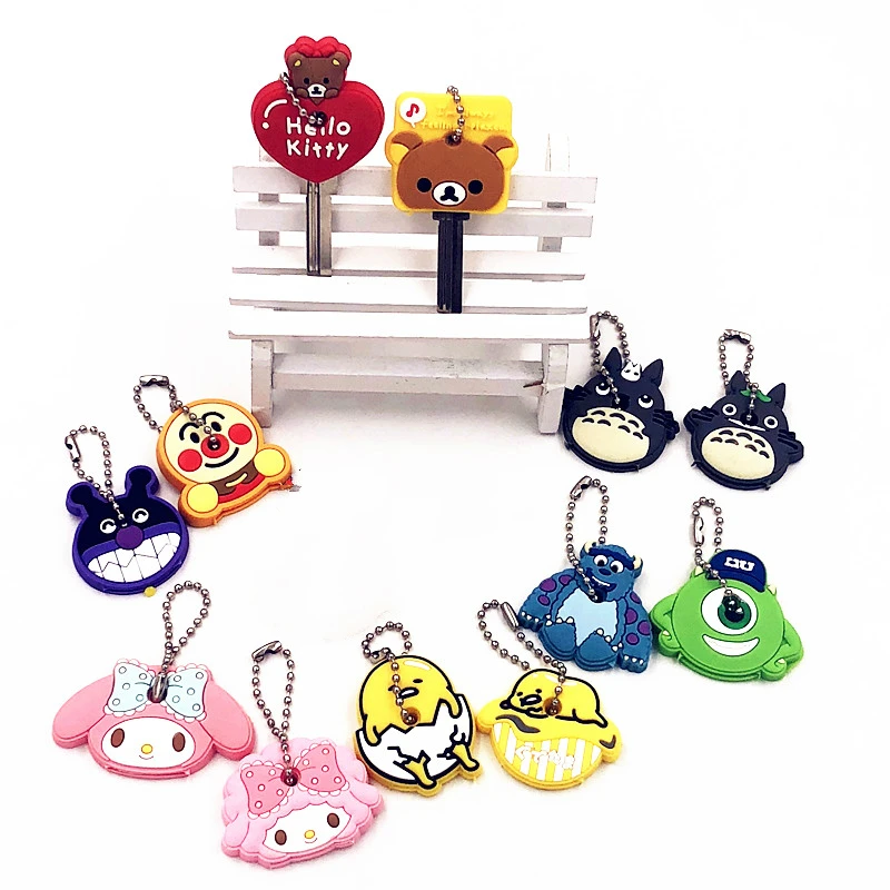 2Pcs/set Cute Cartoon Totoro Melody Bear Key Cover Caps Keychain Jewelry Silicone Key Chains Key Ring Kids Gift
2Pcs/set Cute Cartoon Totoro Melody Bear Key Cover Caps Keychain Jewelry Silicone Key Chains Key Ring Kids Gift