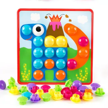 Educational Toys Creative Mosaic Mushroom Nail Button Kit 3D Puzzles Toys Baby Children Puzzles Learning Toys for Children
Educational Toys Creative Mosaic Mushroom Nail Button Kit 3D Puzzles Toys Baby Children Puzzles Learning Toys for Children