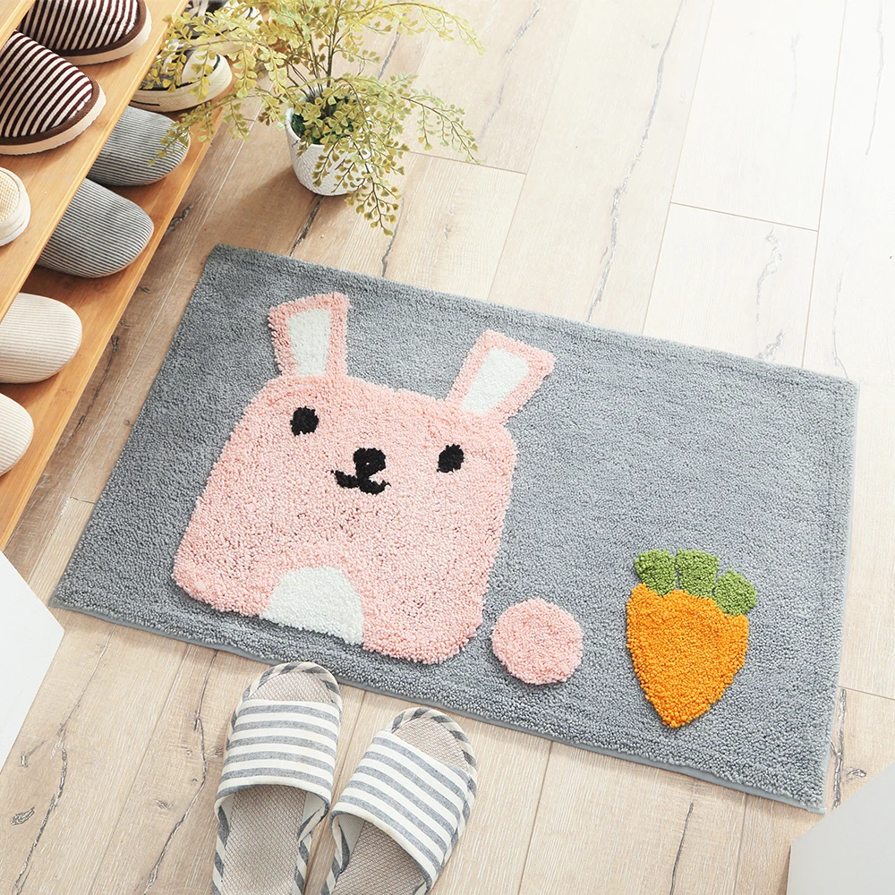 Cartoon Thickness Mat Soft Anti-slip Rug Double-layer Design Tight Edge Skin Friendly Carpet for Bathroom Bedroom Entrance Use
Cartoon Thickness Mat Soft Anti-slip Rug Double-layer Design Tight Edge Skin Friendly Carpet for Bathroom Bedroom Entrance Use