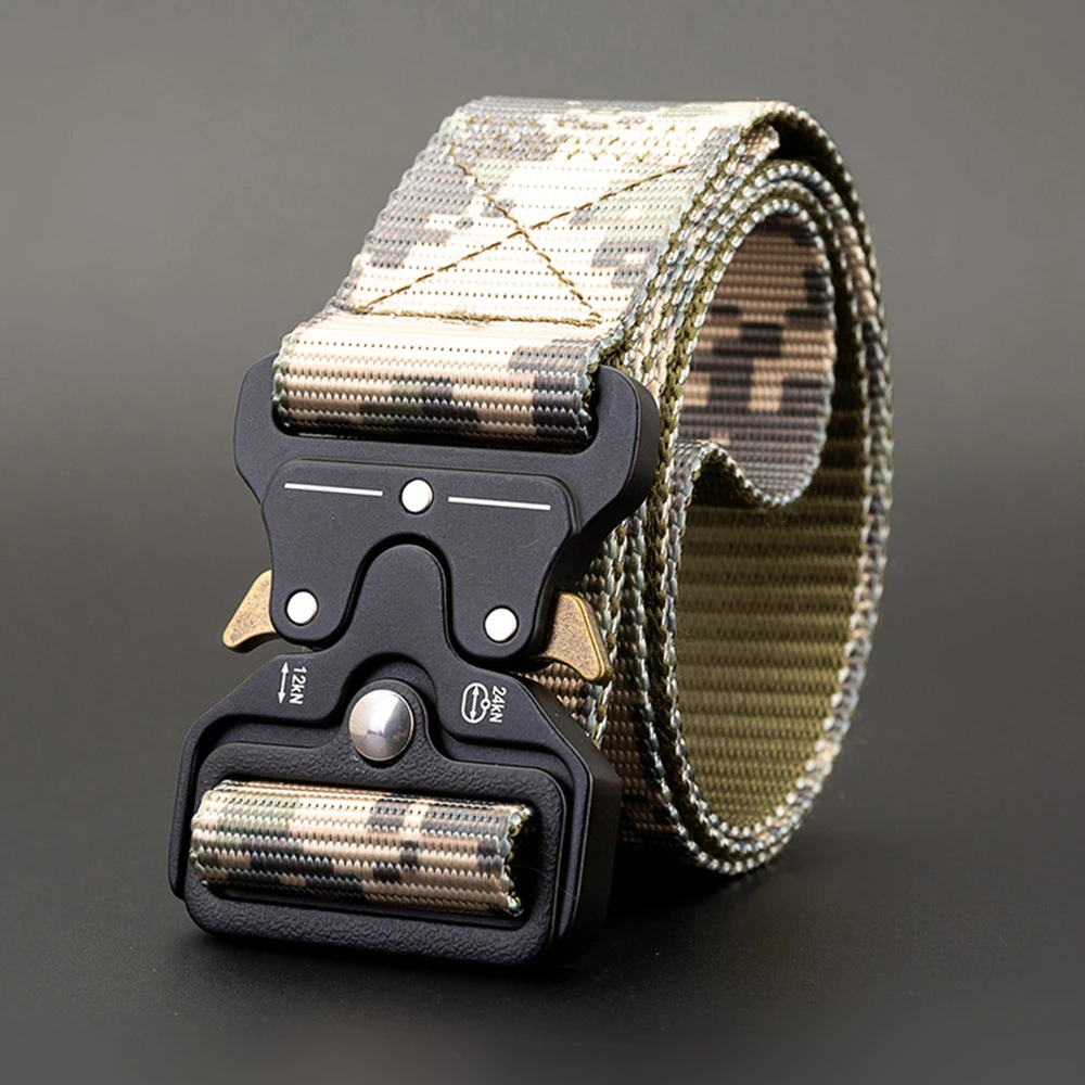 AOWOFS 115cm Camo Men Belt Multi-Function Military Training Outdoor Cobra Buckle Tactical Belt Plain 4 Colors Male Belts Nylon
AOWOFS 115cm Camo Men Belt Multi-Function Military Training Outdoor Cobra Buckle Tactical Belt Plain 4 Colors Male Belts Nylon
