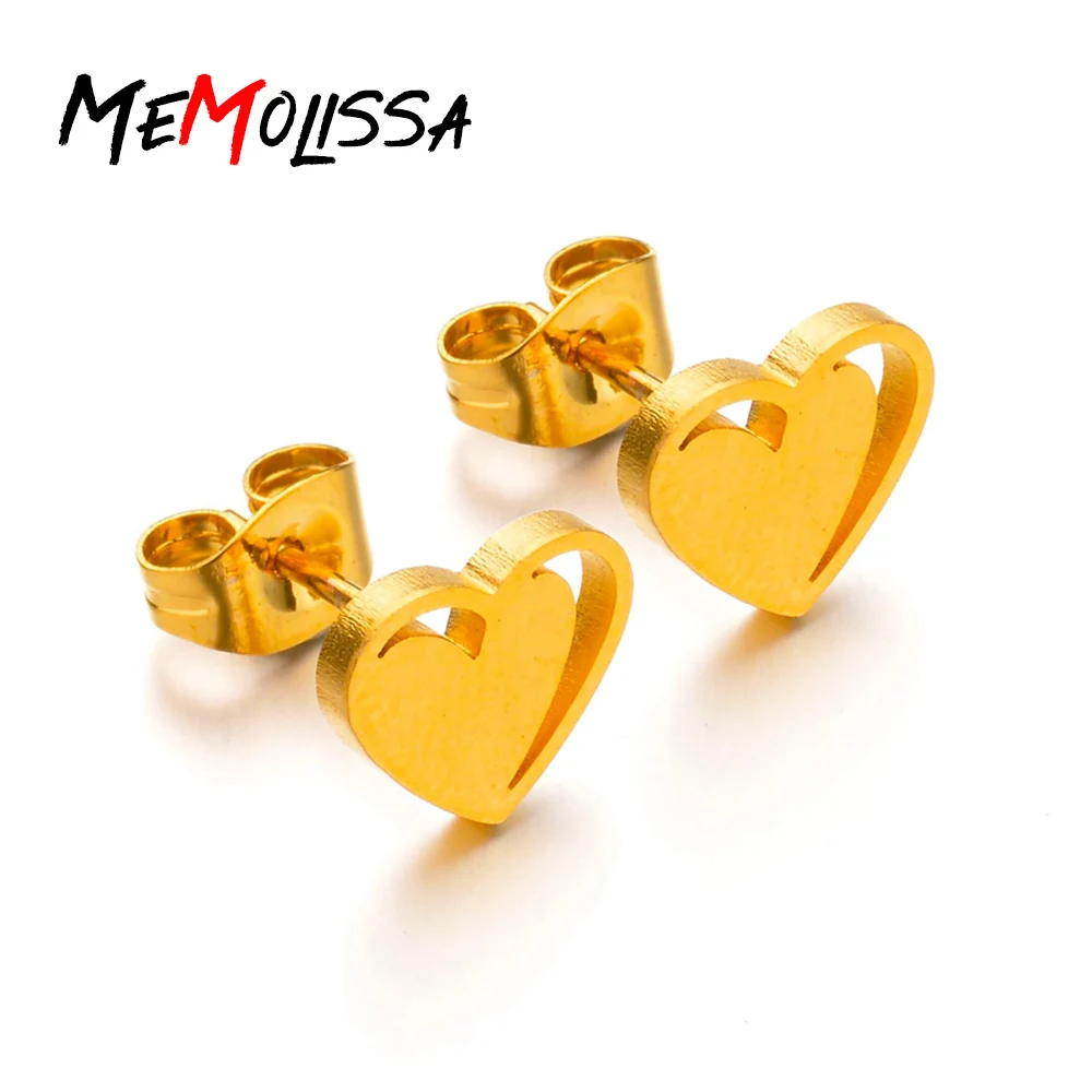 MeMolissa Stainless Steel Stud Earring For Women Little Lovers Heart Color Lover's Engagement Jewelry Drop Shipping
MeMolissa Stainless Steel Stud Earring For Women Little Lovers Heart Color Lover's Engagement Jewelry Drop Shipping