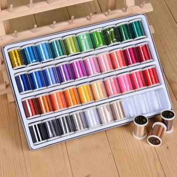 40 Colors Spool Cotton Silk Embroidery Knitting Thread Overlock Knit Yarn for Family Sewing Accessories
40 Colors Spool Cotton Silk Embroidery Knitting Thread Overlock Knit Yarn for Family Sewing Accessories