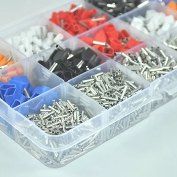 2340Pcs/Lot Mixed Ferrule Kit Electrical Crimp Crimper Cord Wire End Terminal Block
2340Pcs/Lot Mixed Ferrule Kit Electrical Crimp Crimper Cord Wire End Terminal Block