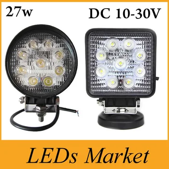 Hot Sale! Square/Round 27W Flood Spot Beam LED Work Light For Offroad Truck Boat Cars DC12V 24V Auto Parts Working Lamp CE&ROHS
Hot Sale! Square/Round 27W Flood Spot Beam LED Work Light For Offroad Truck Boat Cars DC12V 24V Auto Parts Working Lamp CE&ROHS