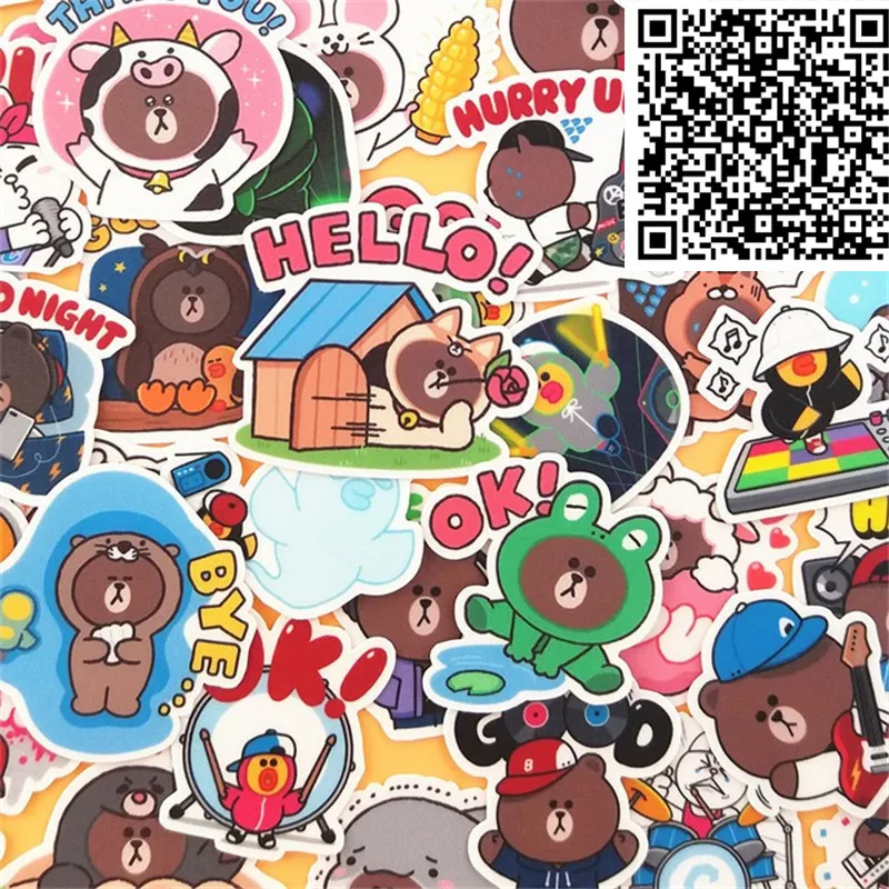 40 pcs Rogue Bear Stickers for Notebook Planner Cute Cartoon Decorative Style toy Sticker Scrapbooking For Laptop Children
40 pcs Rogue Bear Stickers for Notebook Planner Cute Cartoon Decorative Style toy Sticker Scrapbooking For Laptop Children