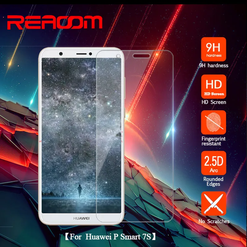 Reaoom 9H 2.5D Screen Protector for Huawei p smart Glass Clear Dispaly Film for Huawei p smart Tempered Glass Enjoy 7s Glasses
Reaoom 9H 2.5D Screen Protector for Huawei p smart Glass Clear Dispaly Film for Huawei p smart Tempered Glass Enjoy 7s Glasses