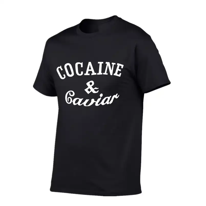 fashion 100% cotton t-shirt brand clothing hip hop tees cocaines