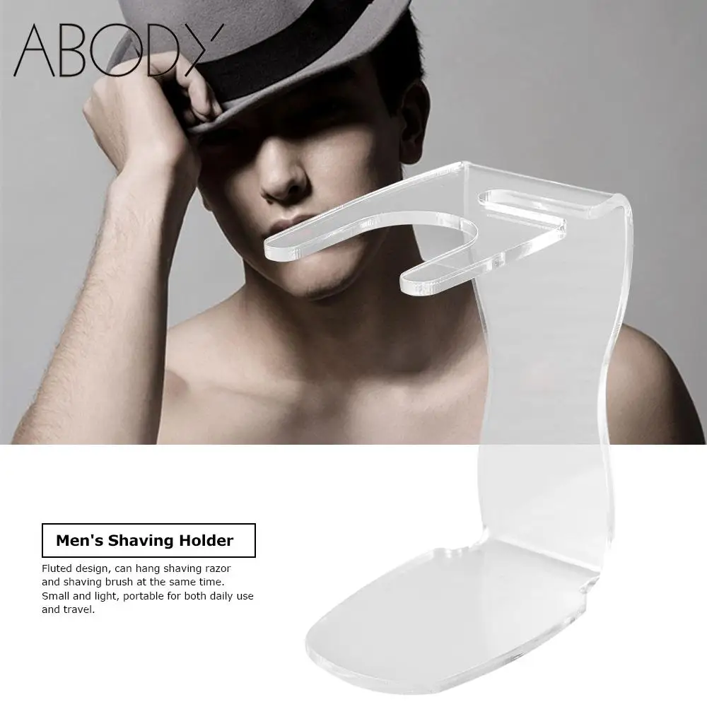 Men's Shaving Brush Holder Shaving Razor Stand Holder Acrylic Transparent Shaving Brush Razor Organizer Tool Gift
Men's Shaving Brush Holder Shaving Razor Stand Holder Acrylic Transparent Shaving Brush Razor Organizer Tool Gift