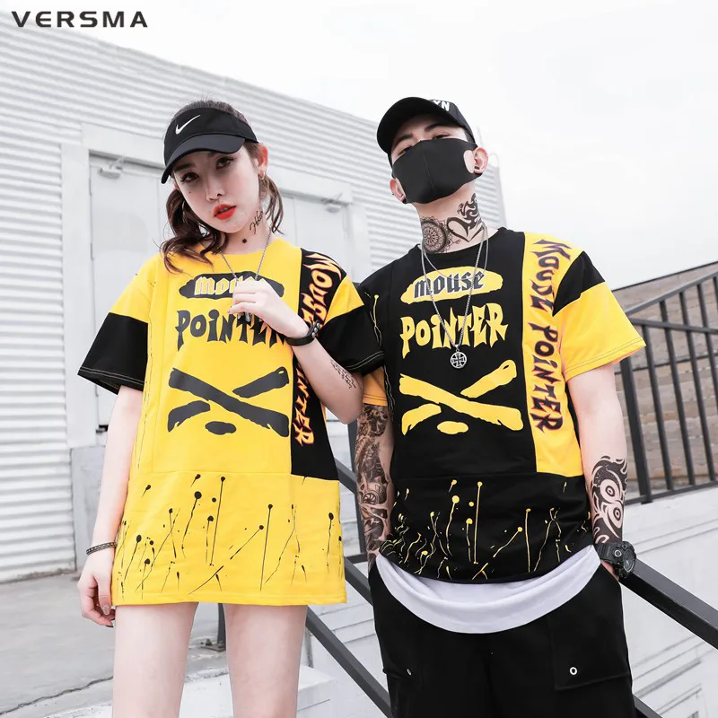 VERSMA Japanese Harajuku BF Graffiti Letter Printed Couple T-shirts Men Summer Hip Hop Streetwear Vintage Tee Shirts Men Women
VERSMA Japanese Harajuku BF Graffiti Letter Printed Couple T-shirts Men Summer Hip Hop Streetwear Vintage Tee Shirts Men Women
