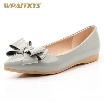 2018 Leather Pointed Toe Women Shoes Red Black Gray Apricot Fashion Casual Butterfly-knot Decoration Flat Shoes Women Wedding
2018 Leather Pointed Toe Women Shoes Red Black Gray Apricot Fashion Casual Butterfly-knot Decoration Flat Shoes Women Wedding