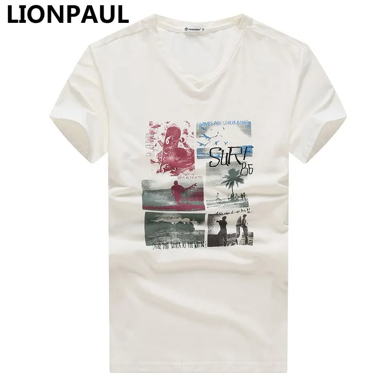 LIONPAUL 2017 New Fashion Summer Short Men T Shirt Brand Clothing Cotton Comfortable Male V-Neck T-shirt Tshirt Men Clothing
LIONPAUL 2017 New Fashion Summer Short Men T Shirt Brand Clothing Cotton Comfortable Male V-Neck T-shirt Tshirt Men Clothing