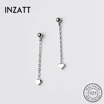 INZATT Romantic Light Bead Tiny Heart Drop Earrings 925 Sterling Silver Short Chain Tassel For Women Fine Jewelry Accessories
INZATT Romantic Light Bead Tiny Heart Drop Earrings 925 Sterling Silver Short Chain Tassel For Women Fine Jewelry Accessories