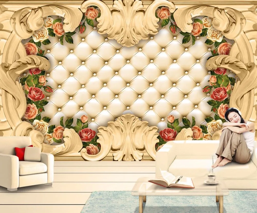 beibehang European border luxury suitcase rose TV background wallpaper mural home decoration living room bedroom 3d wallpaper
beibehang European border luxury suitcase rose TV background wallpaper mural home decoration living room bedroom 3d wallpaper